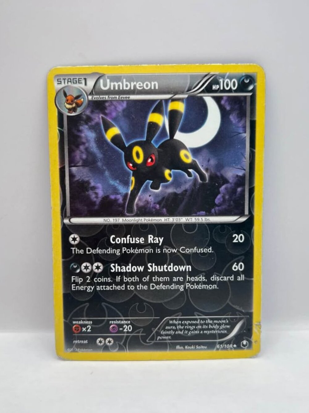 2012 Umbreon 61/108 Reverse Holo Dark Explorers